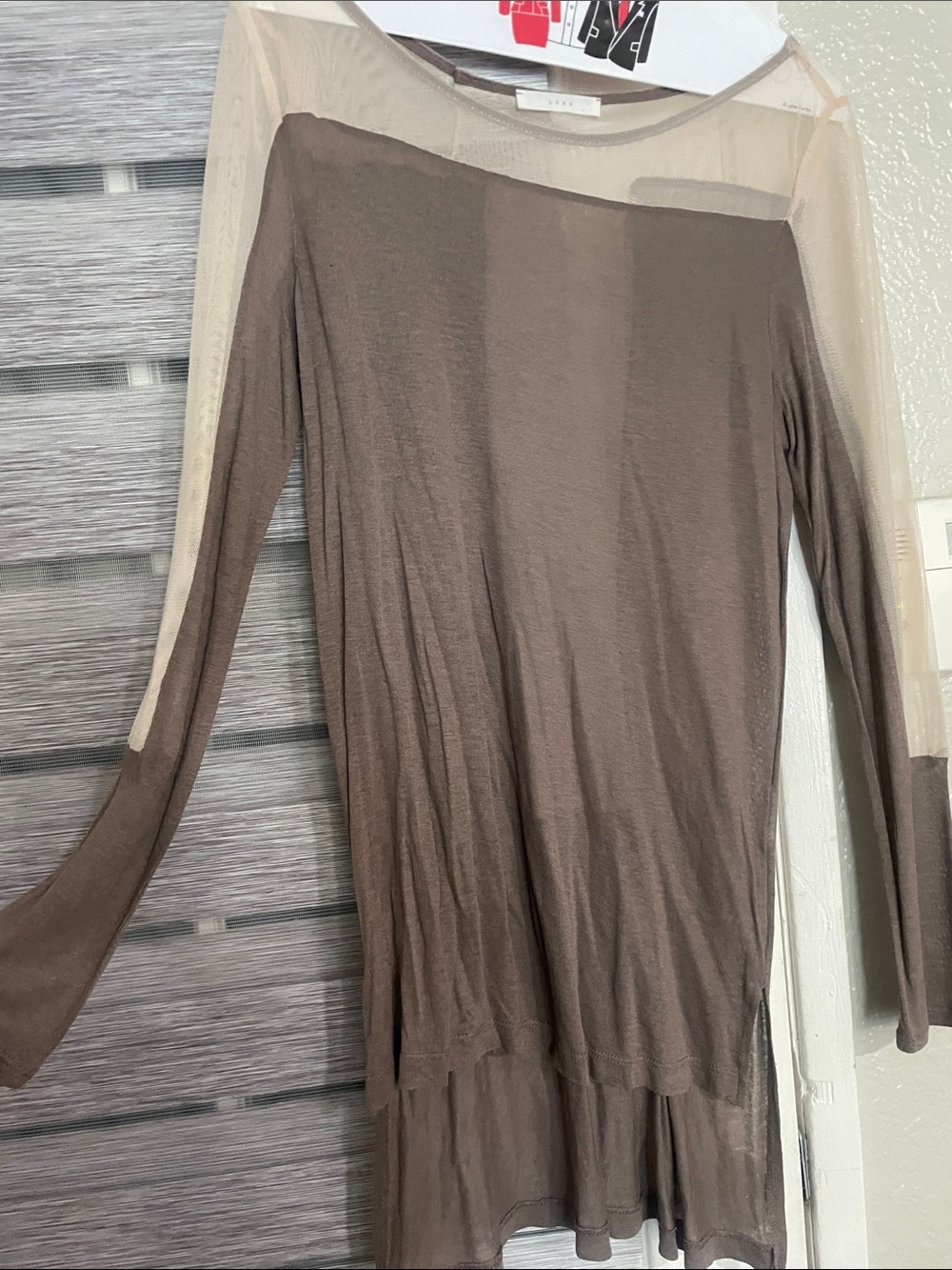 Lush sheer blouse